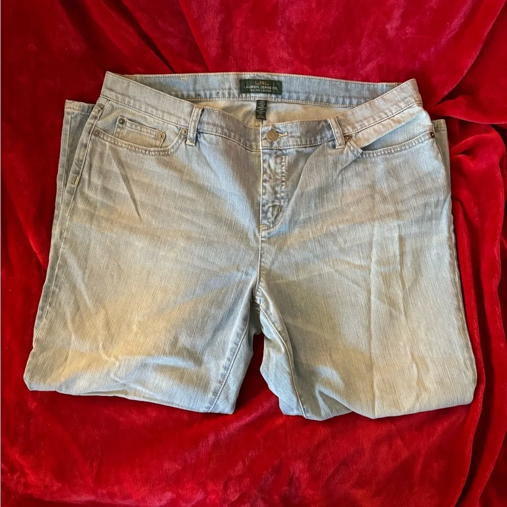 Ralph Lauren White Wash Jeans